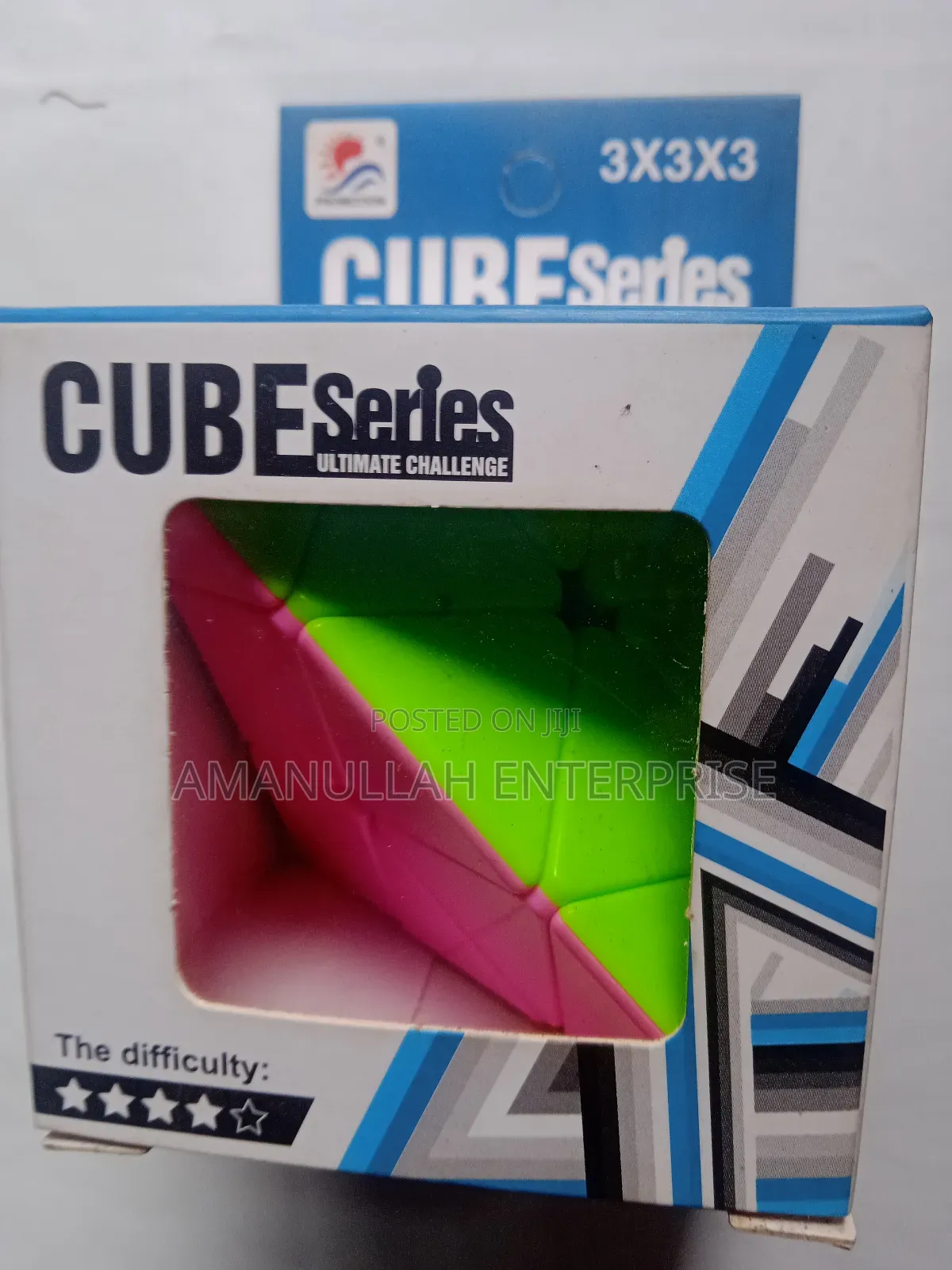 Pyramid Speed Cube, Also Known as a Pyraminx.