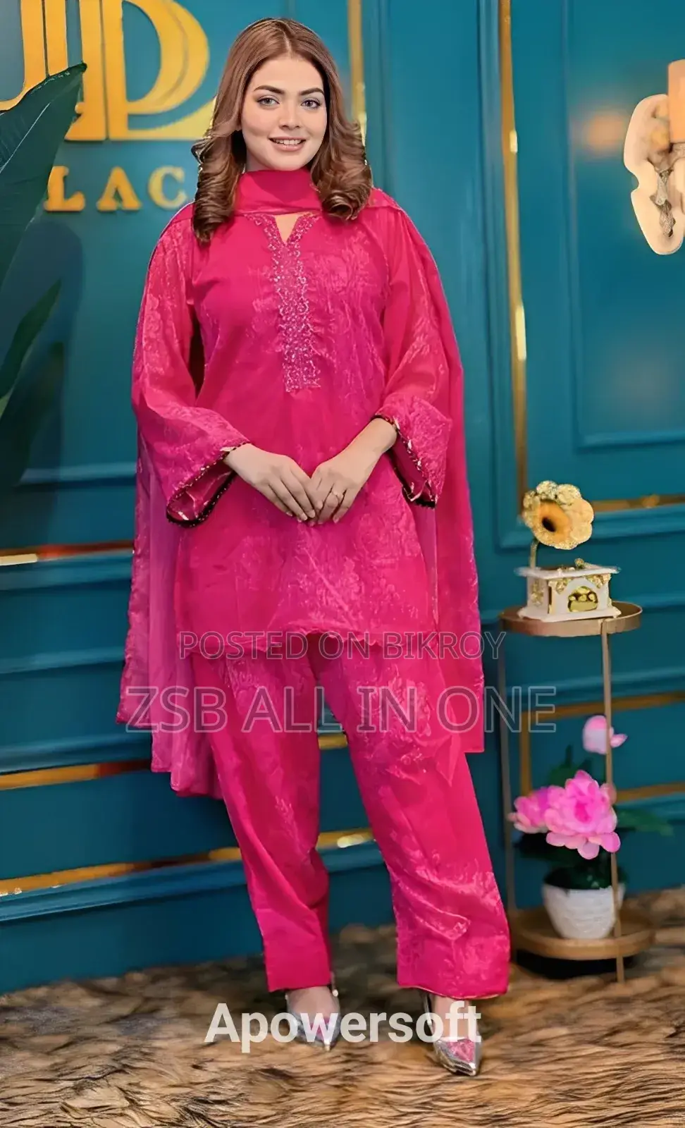 Pakistani Inspired Three Piece Fuff Duvdggc CHFGHFF JJJ
