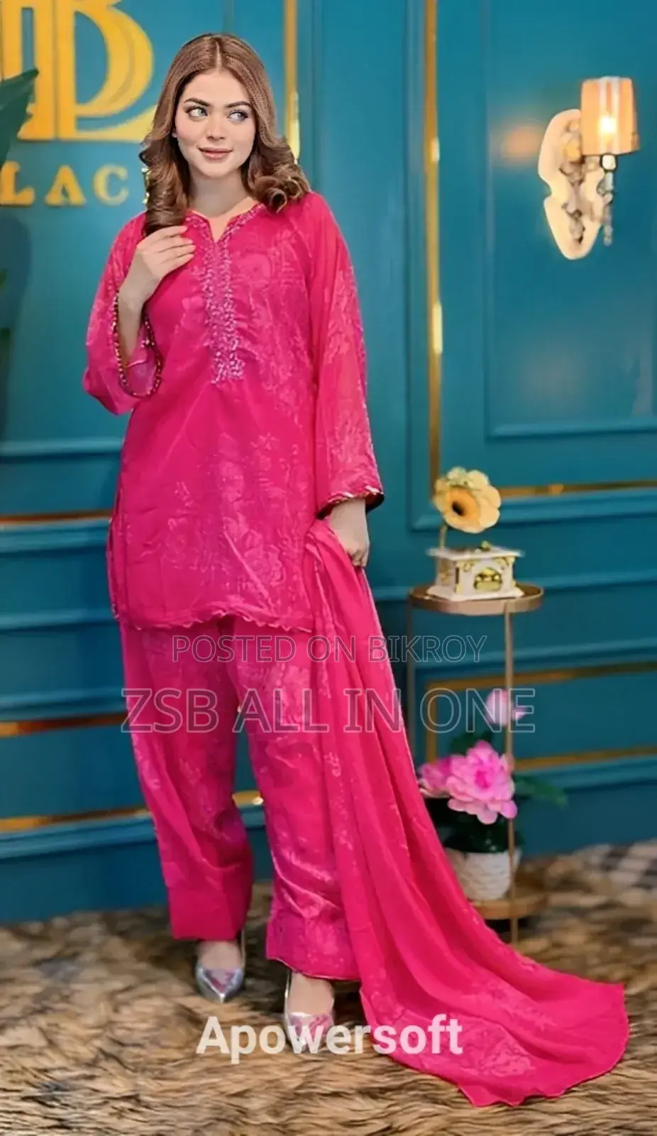 Pakistani Inspired Three Piece Fuff Duvdggc CHFGHFF JJJ