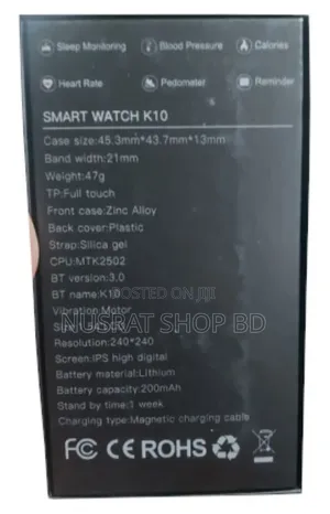 Dz09 Sim Supported LCD Touchscreen Smart Watch
Code : 10843