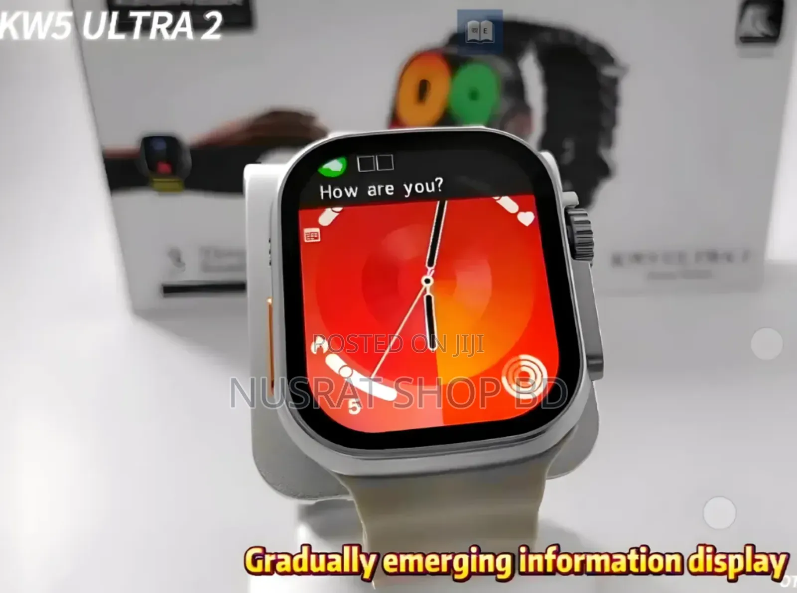 Kw5 Ultra 2 Smart Watch Code : 10833