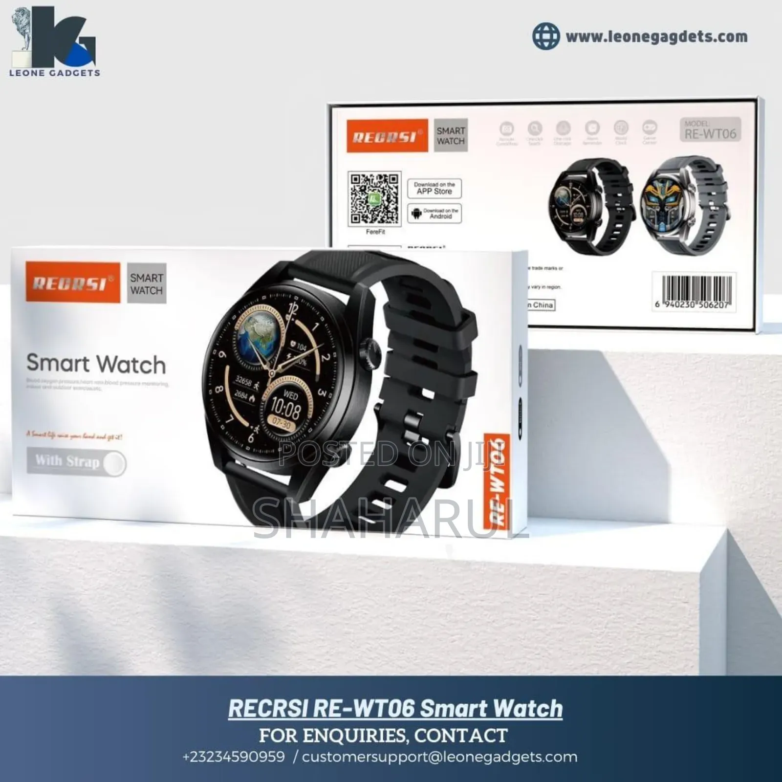 Recrsi Re-Wt06 Smart Watch