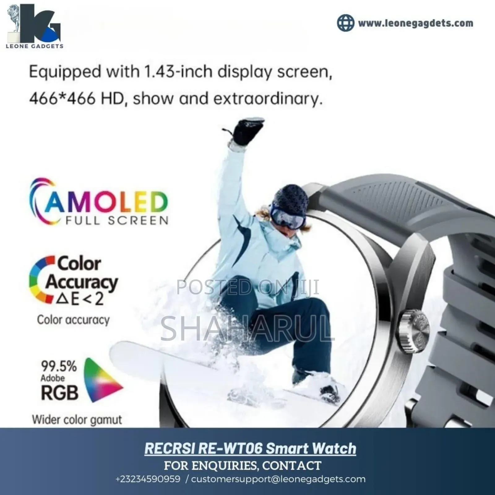 Recrsi Re-Wt06 Smart Watch