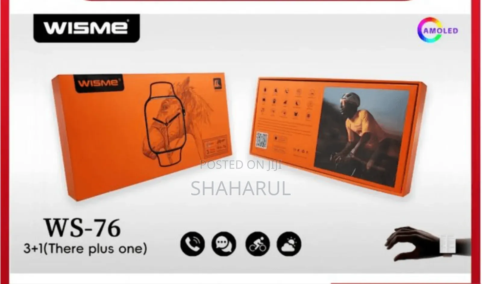 Wisme Ws-76 Multifunctional Smart Watch