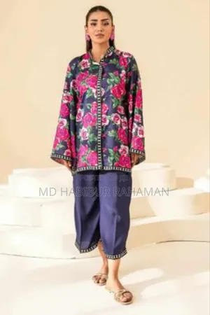 Dubai Silk Digital Print 2 Pis