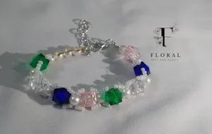 Photo - Handcrafted Crystal Beaded Bracelet