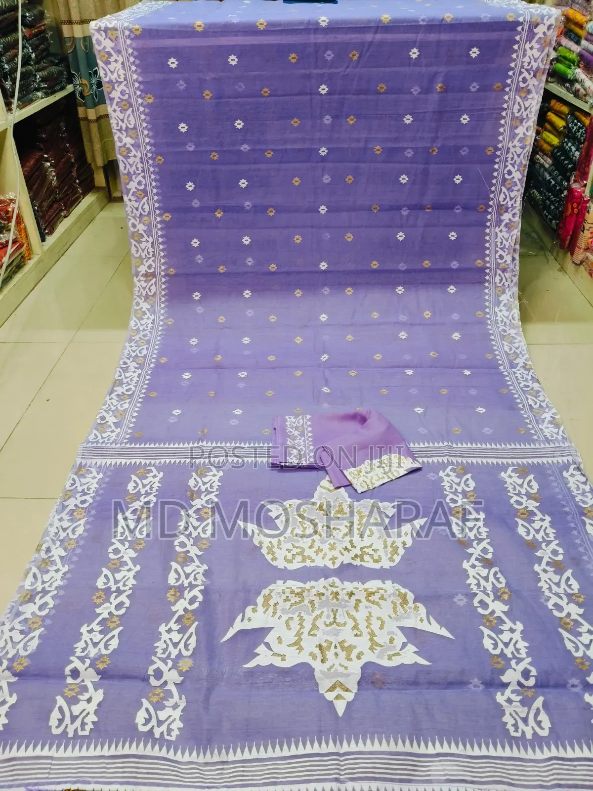 Half Silk Sharee With Blouse Piece