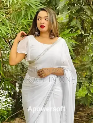 Soft Georgette Saree DJVFH HGNH