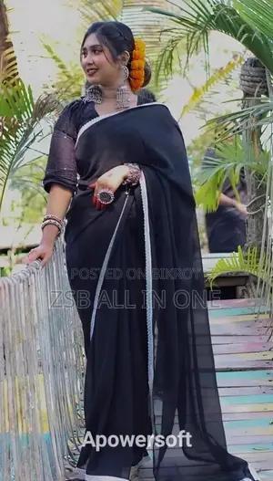 Soft Georgette Saree DJVFH HGNH