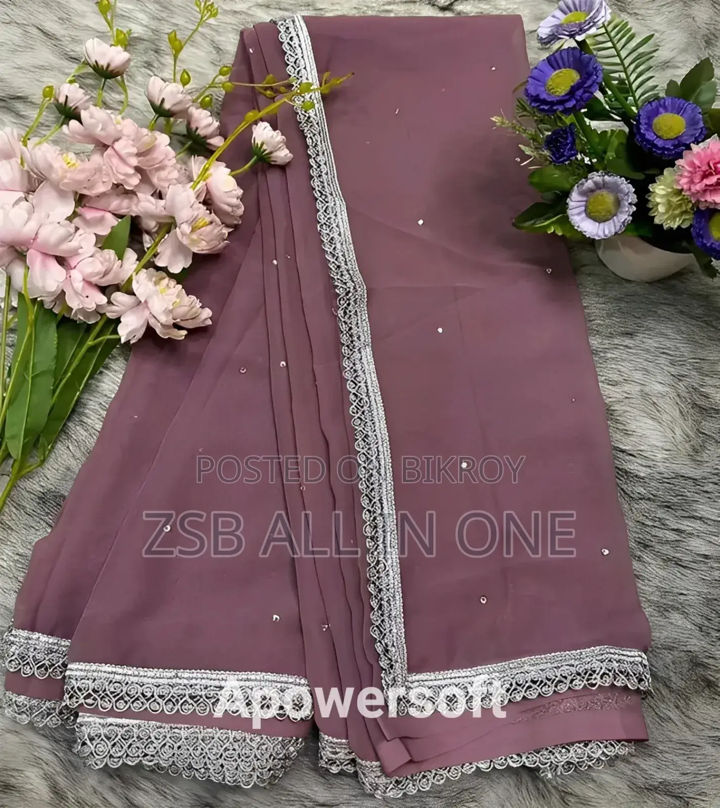 Soft Georgette Saree DJVFH HGNH
