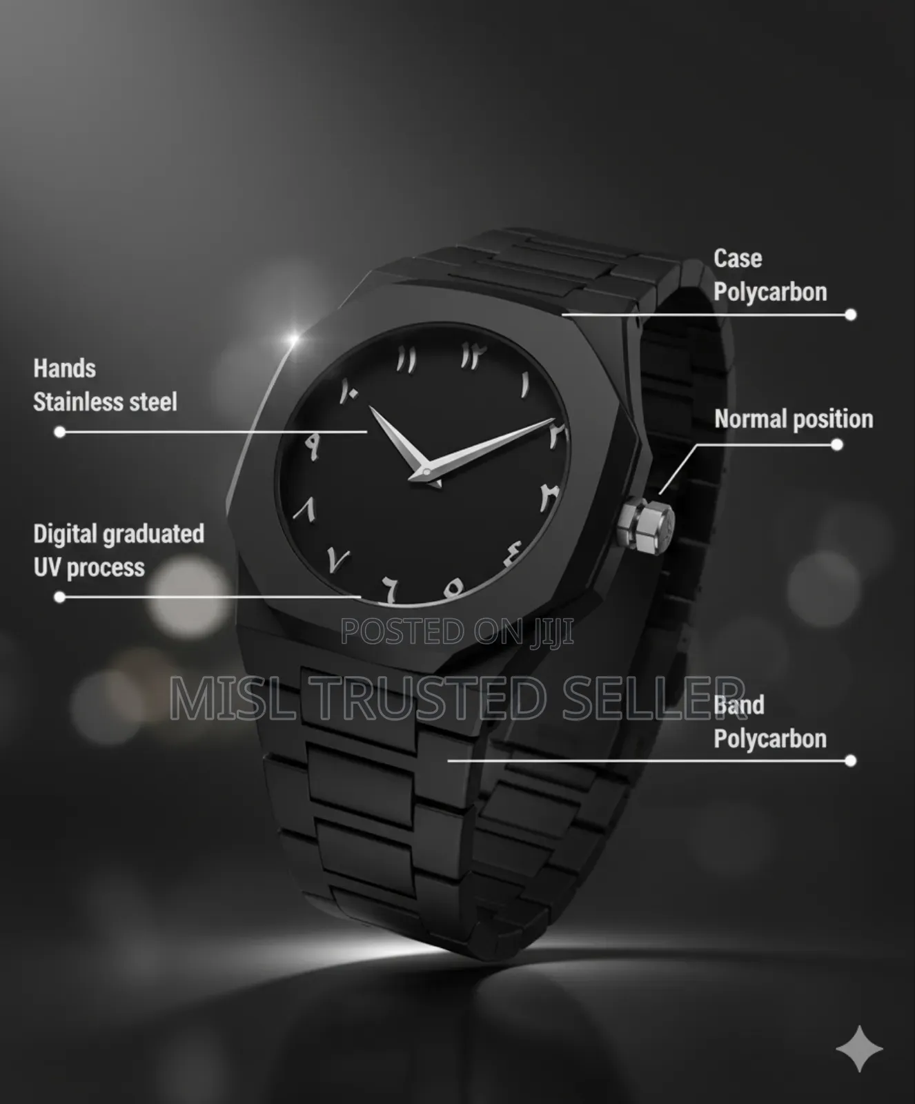 Arabic Watch Waterproof