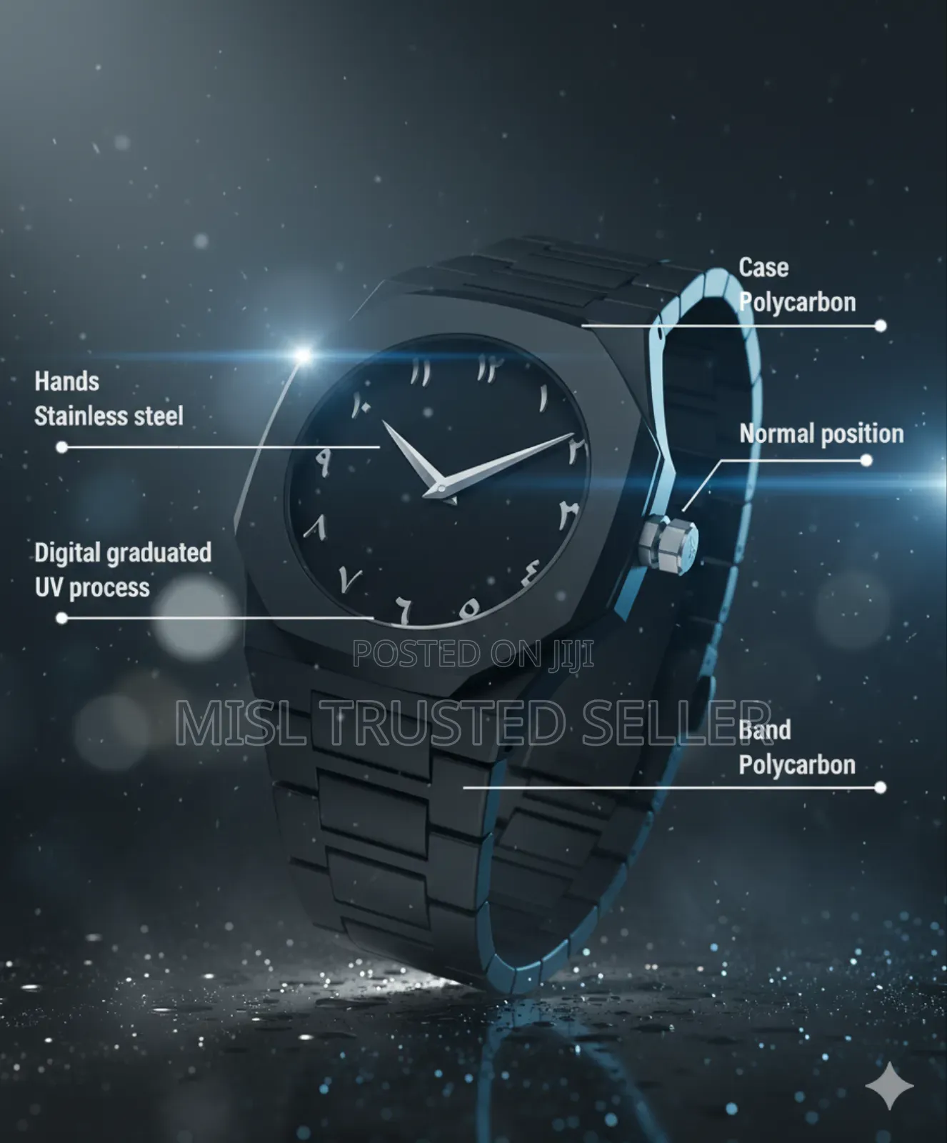 Arabic Watch Waterproof