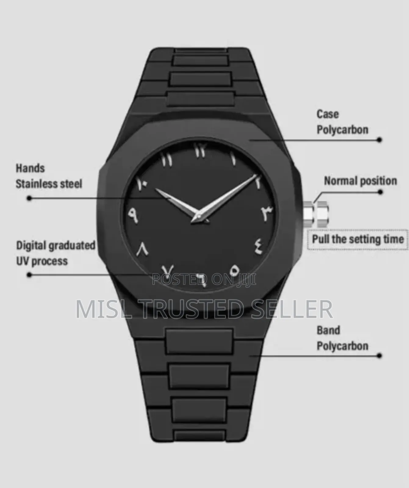 Arabic Watch Waterproof