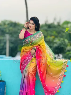 Photo - Stylish Cotton Share With Blause PCS