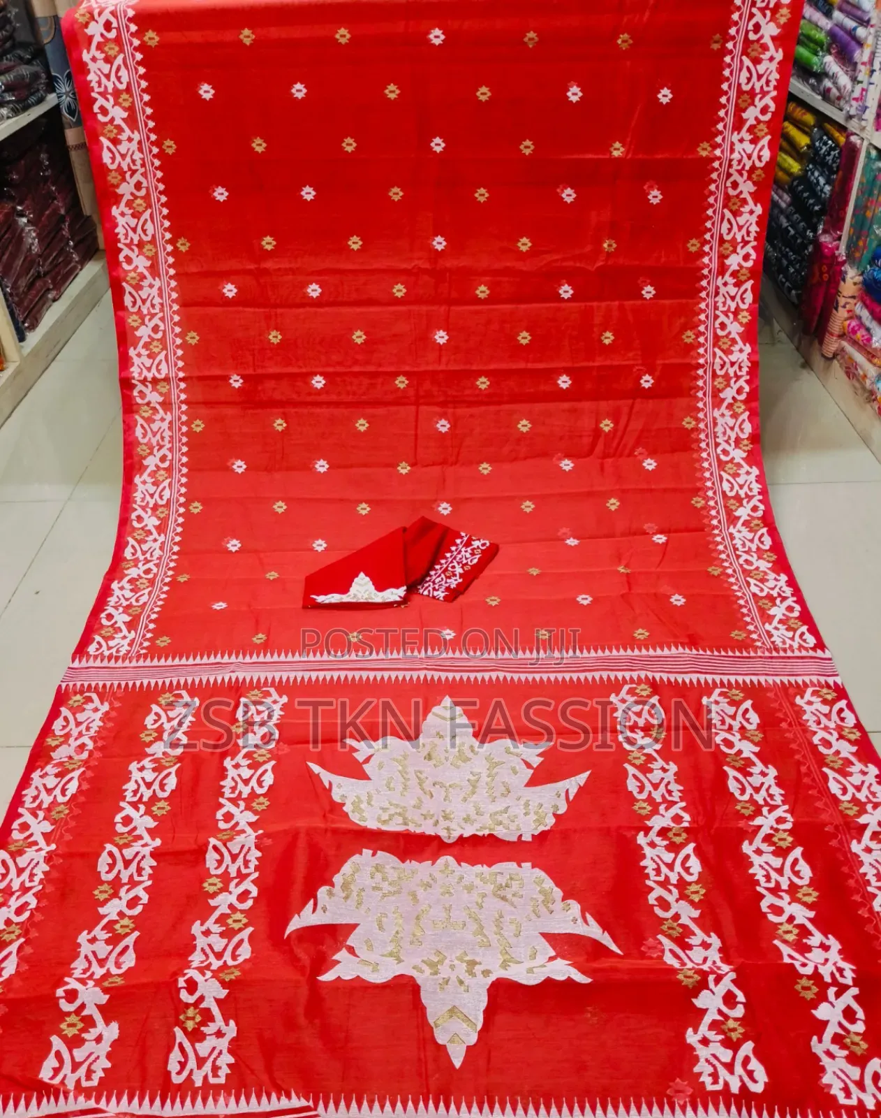 Half Silk Sharee With Blouse Piece XJCT Jxjgy Xnujh