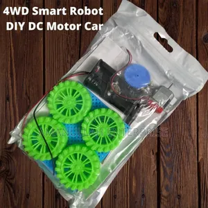 Photo - 4wd Smart Robot Chassis Kit, Designed for Building Diy Robotic Cars.