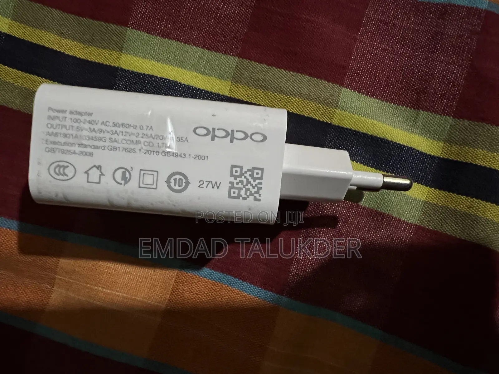 Oppo 27watt Original Fast Adapter