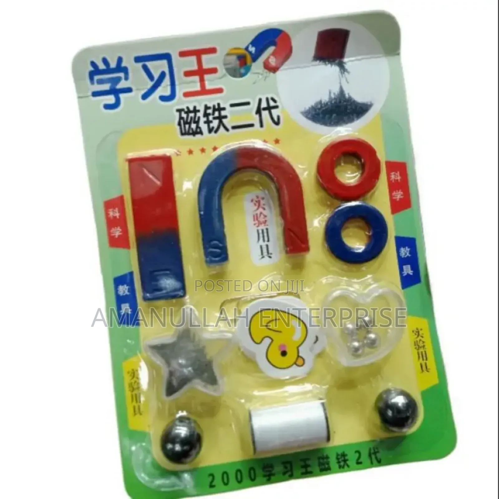 "Physics Science Magnets Set" or "Magnet Toy Kit," Designed for Work.
