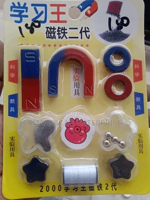 "Physics Science Magnets Set" or "Magnet Toy Kit," Designed for Work.