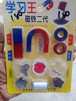 "Physics Science Magnets Set" or "Magnet Toy Kit," Designed for Work.