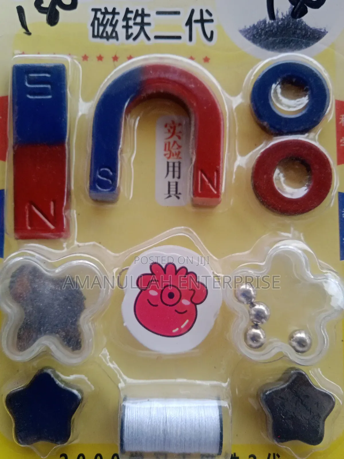 "Physics Science Magnets Set" or "Magnet Toy Kit," Designed for Work.