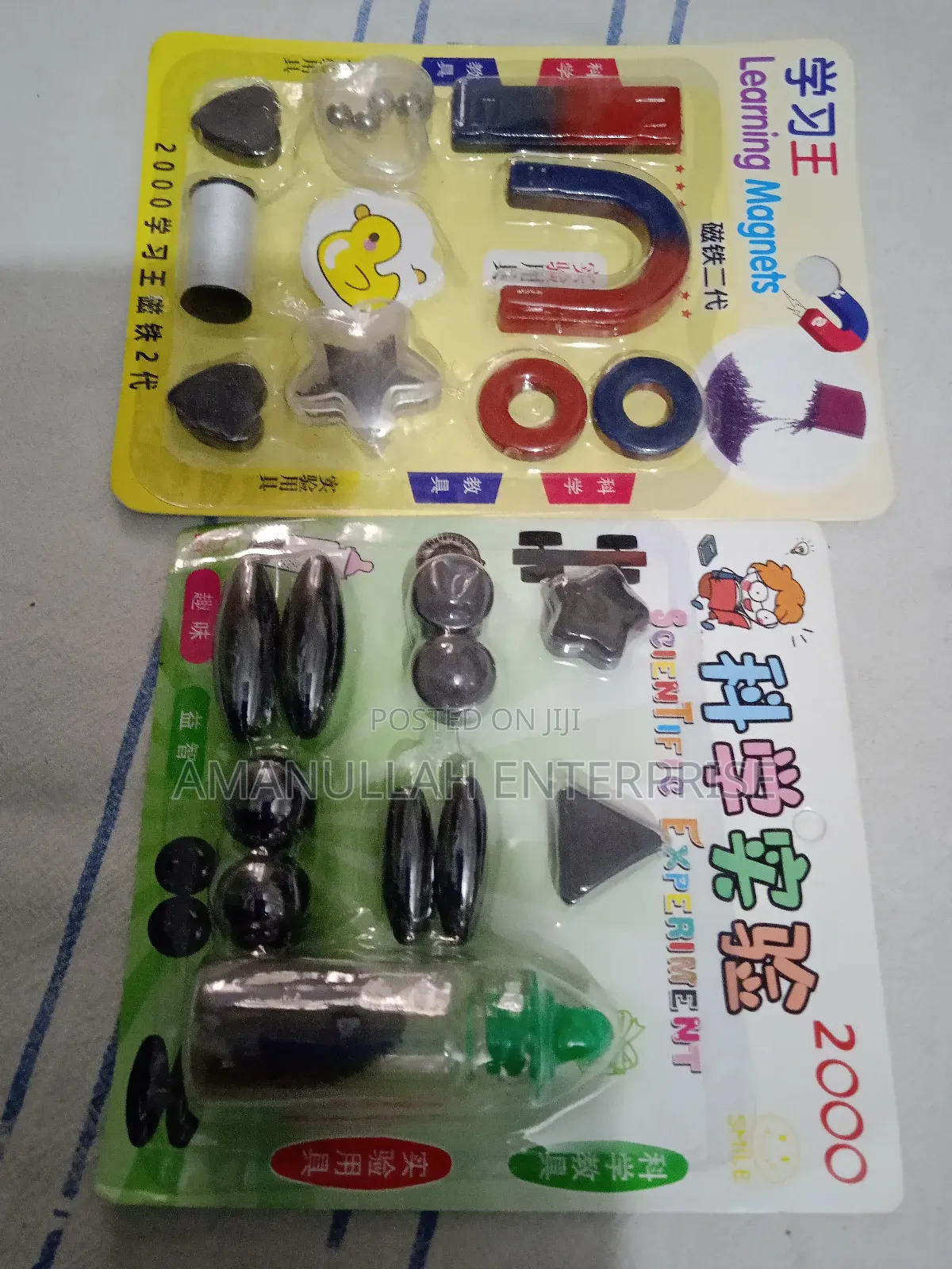 "Physics Science Magnets Set" or "Magnet Toy Kit," Designed for Work.