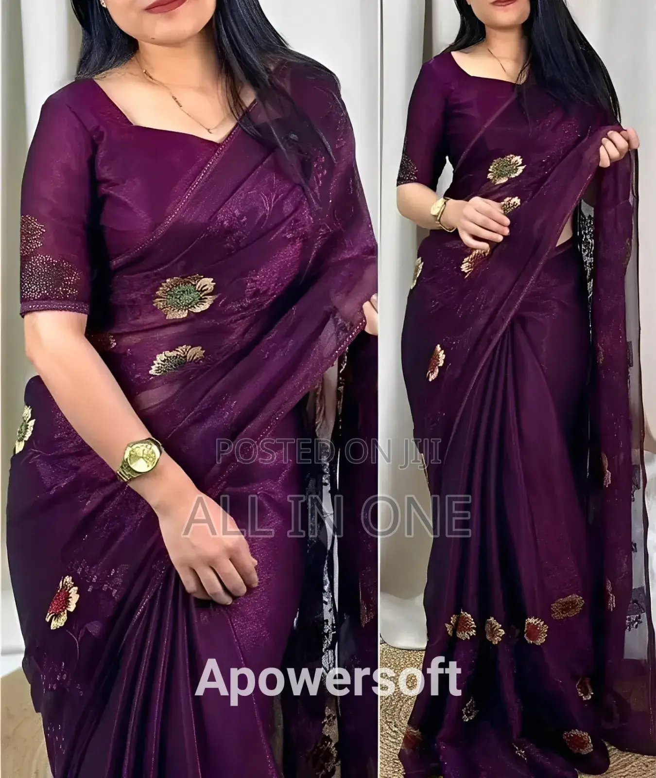 Premium Micro Georgette Saree DJFRHVJ Fhcfij DJVJGJ