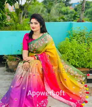 Stylish Cotton Share With Blause PCS Jdug FBCJJ Shviff Jcujh