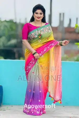 Stylish Cotton Share With Blause PCS Jdug FBCJJ Shviff Jcujh