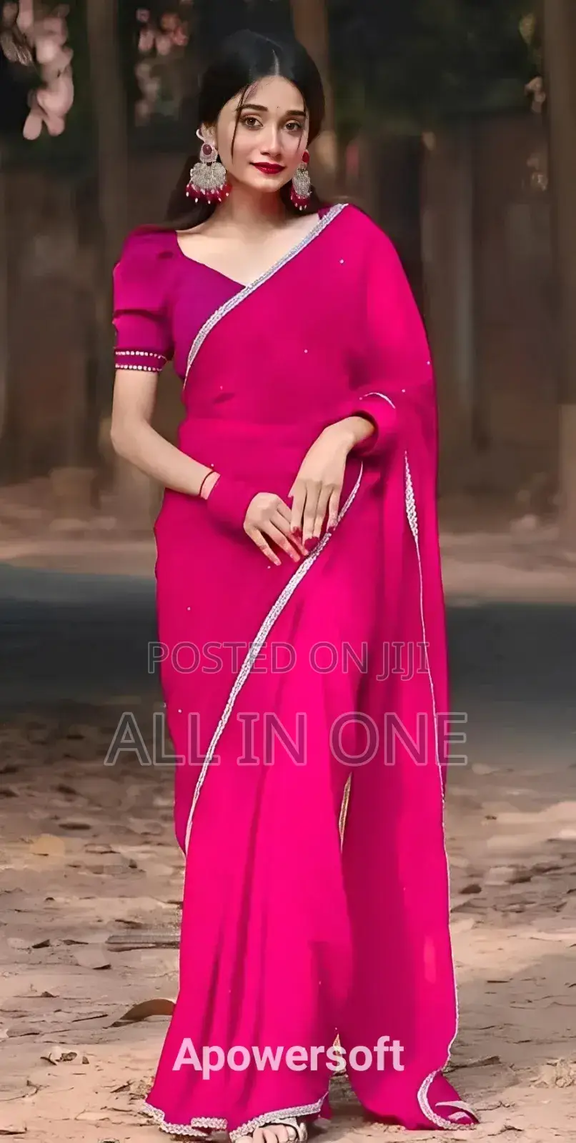 Soft Georgette Sharee Dvjdib Djdrji FBJJ