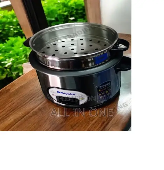 Miyako Double Pot Rice Cooker, (Asl-1180-KND - Ss)-1.8 LTR