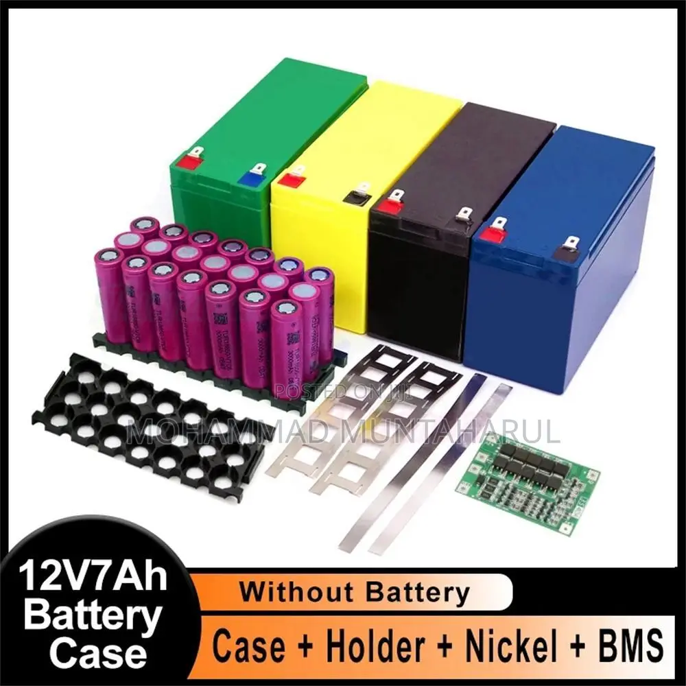 12v Battery Box With 2 18650 Battery Holder