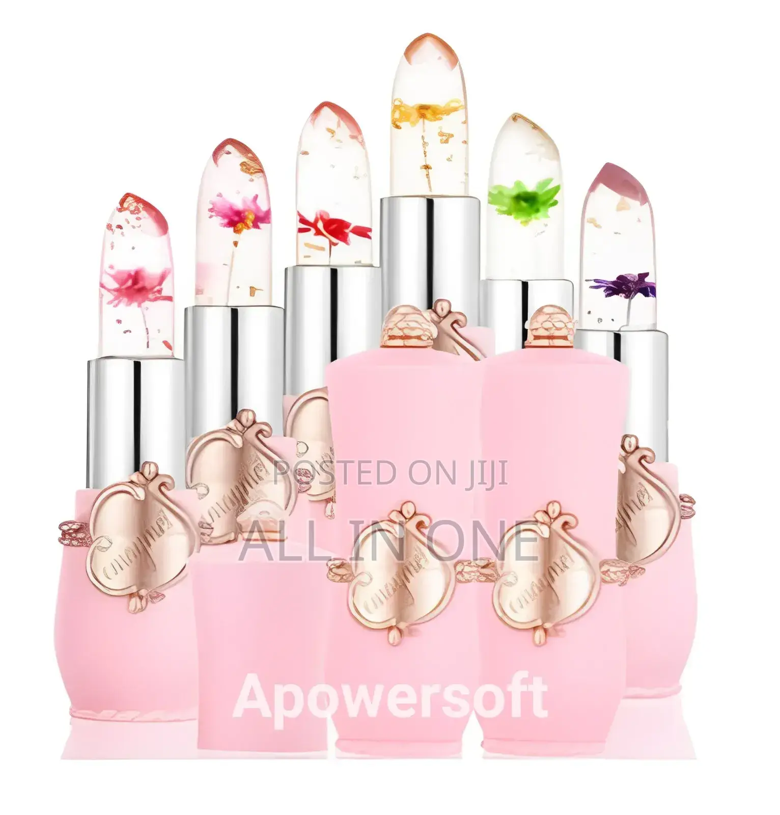 Emaymei Jelly Crystal Flower Lipstick High Quality