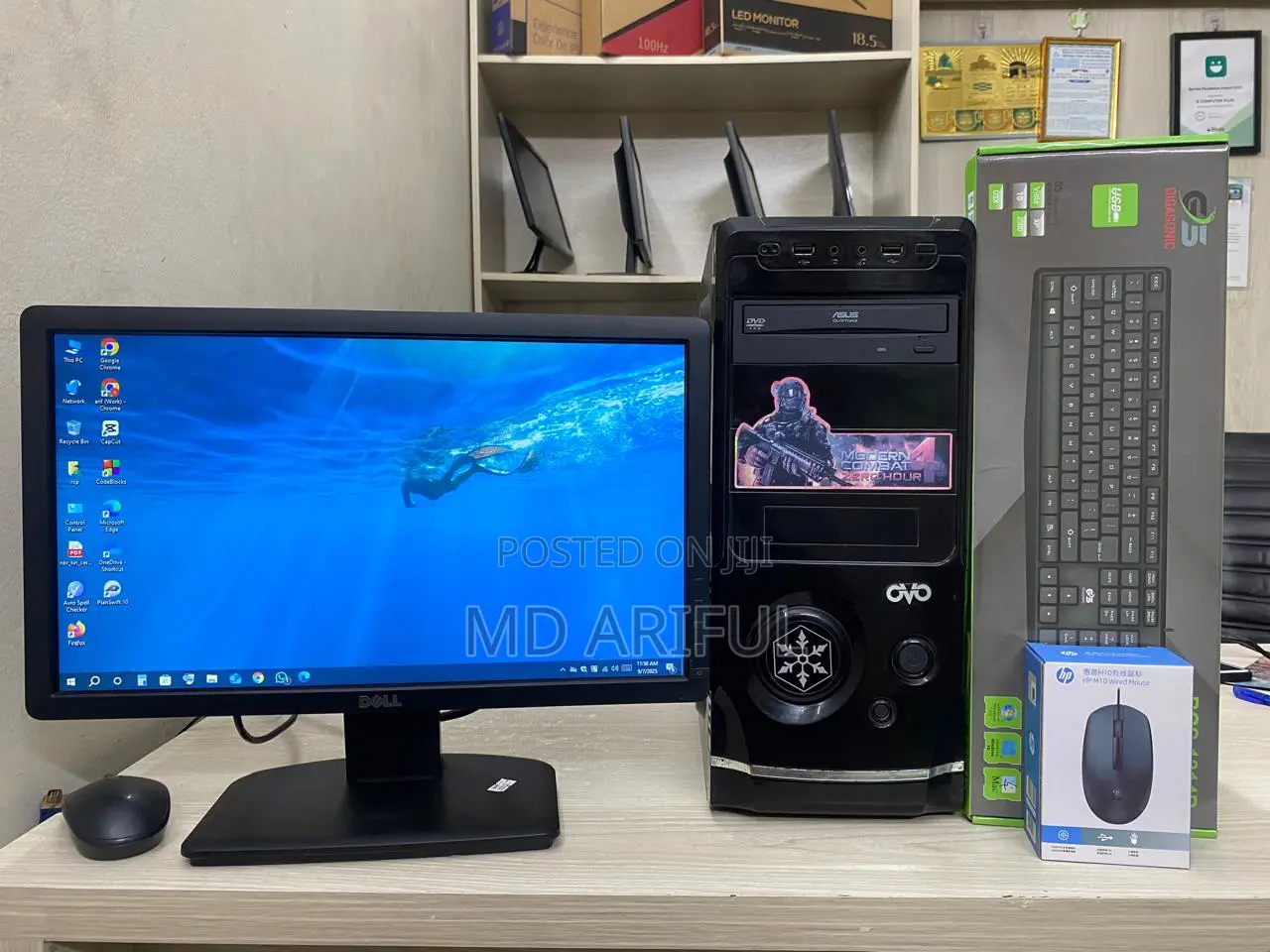 Desktop Computer 8GB Intel Core I3 SSD 256GB