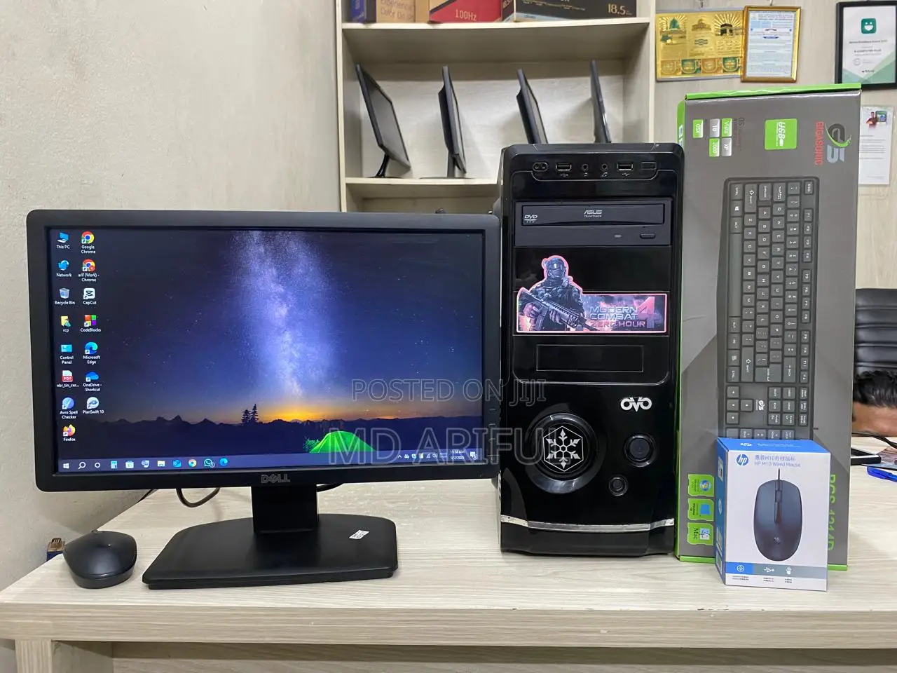 Desktop Computer 8GB Intel Core I3 SSD 256GB