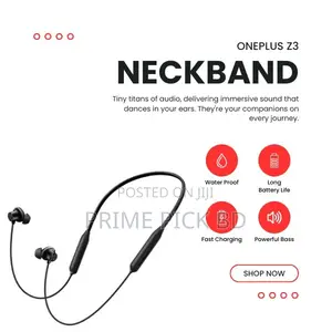 Photo - Oneplus Bullets Wireless Z3 Bluetooth Neckband – Long Battery Life
