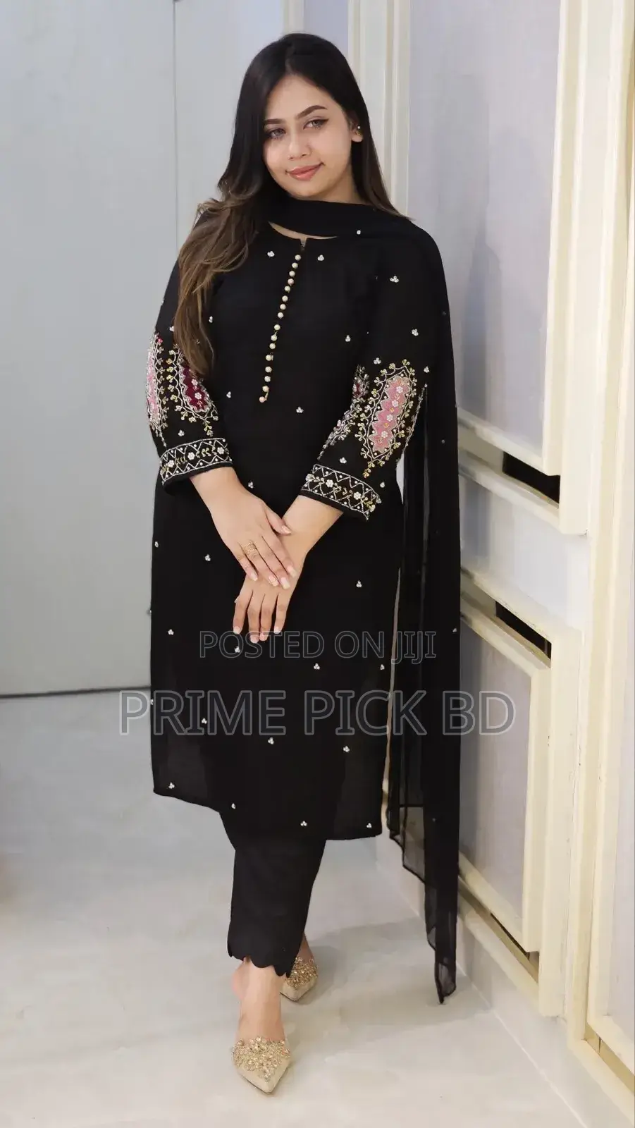 Embroidery Three Piece