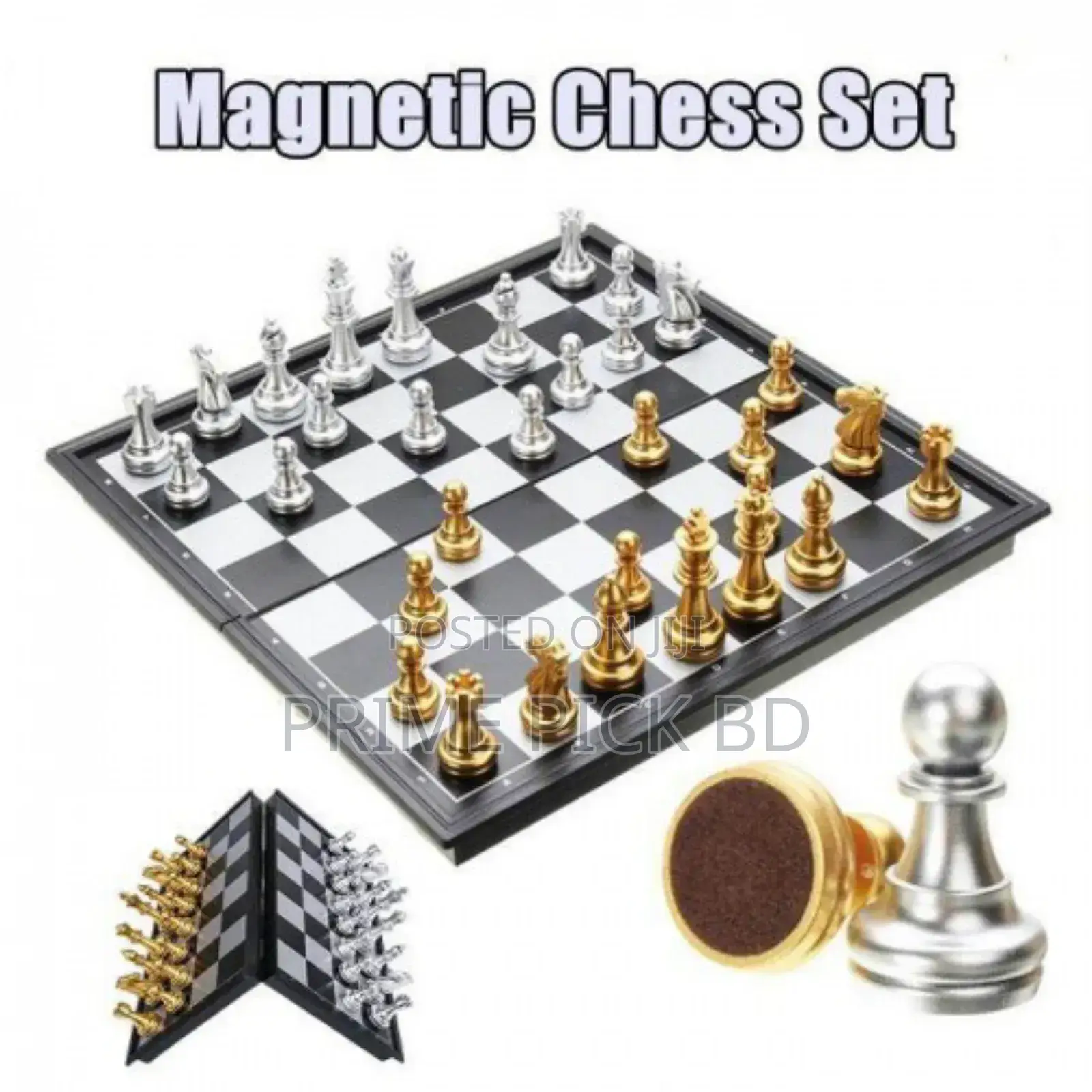 Premium Magnetic Chess Board Set Medium Size