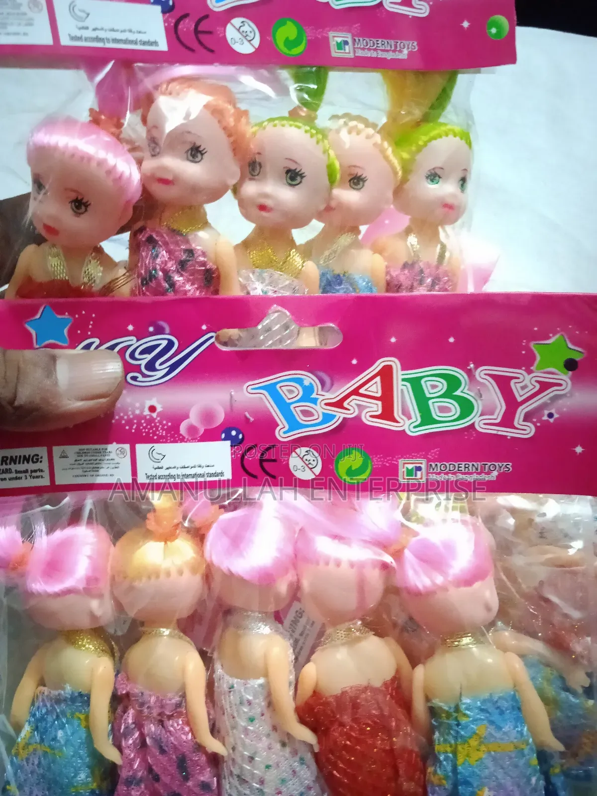 Set of Small Baby Dolls Packaged Together