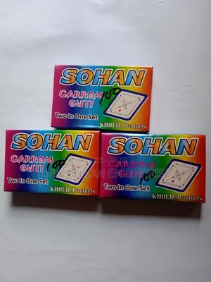 Carrom Guti Set With a Striker.