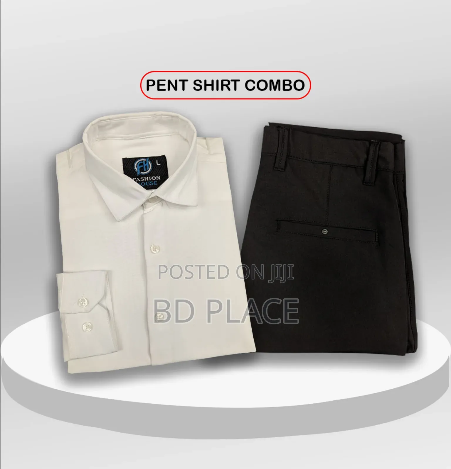 Premium Shirt Pant Combo (Formal / Casual) Light Green Deep Olive