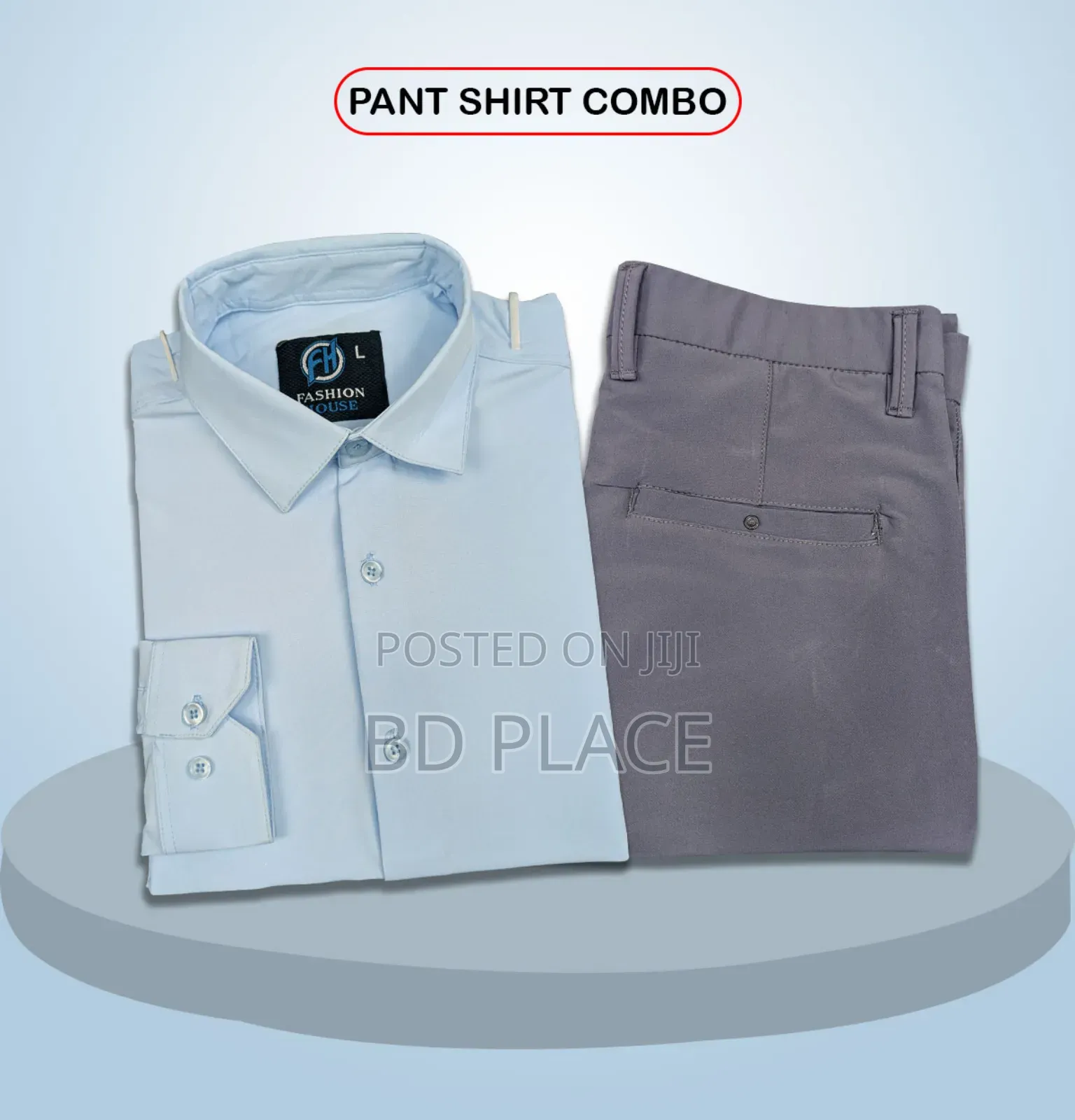 Premium Shirt Pant Combo (Formal / Casual) Light Green Deep Olive