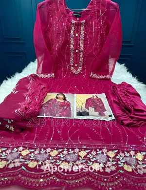 Pakistani White Gold Jorjet Three Peace FCHF JFDVJ GJHC