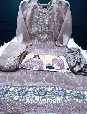 Pakistani White Gold Jorjet Three Peace FCHF JFDVJ GJHC