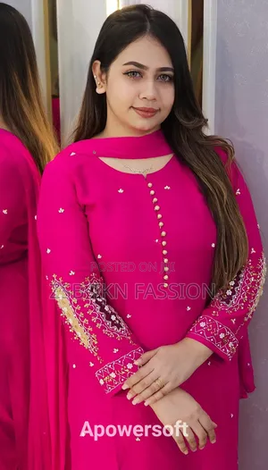 Photo - Embroidery Three Piece Xhyd Ifcjj Ufnhfh