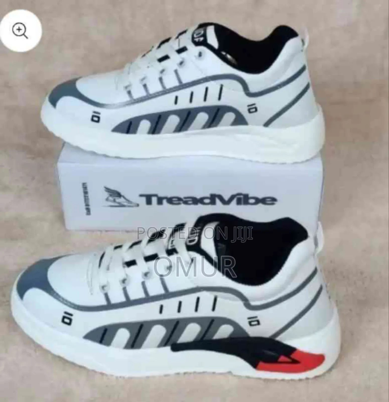 Treadvibe Exclusive White Sneakers for Men