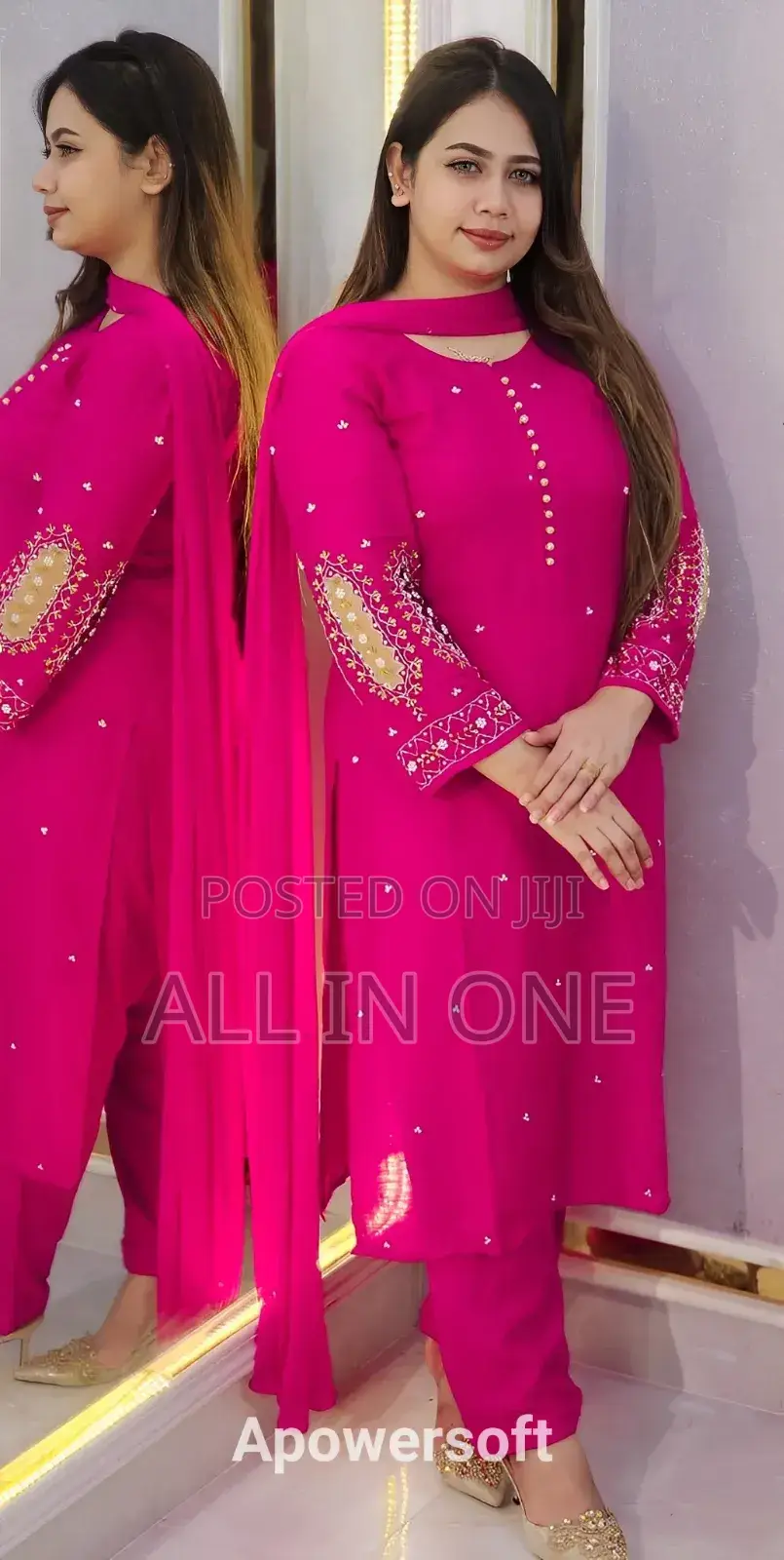 Embroidery Three Piece Ufgg Usgu Dbif FFJDG