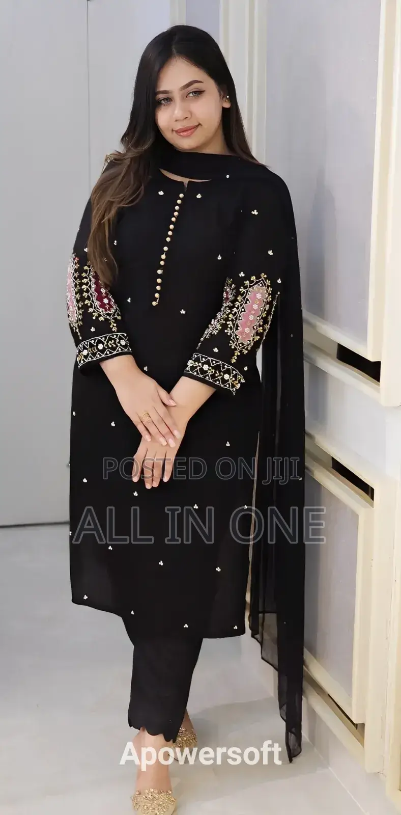 Embroidery Three Piece Ufgg Usgu Dbif FFJDG