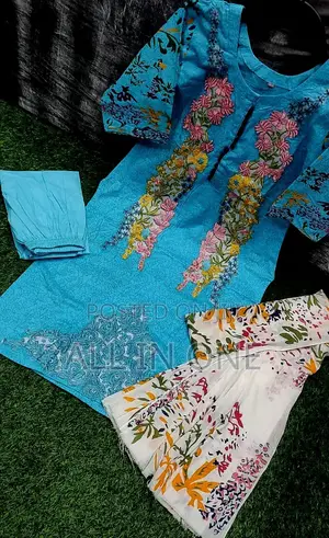 Photo - Cotton Three Piece Jduc Udbu Dnyg HXBJ