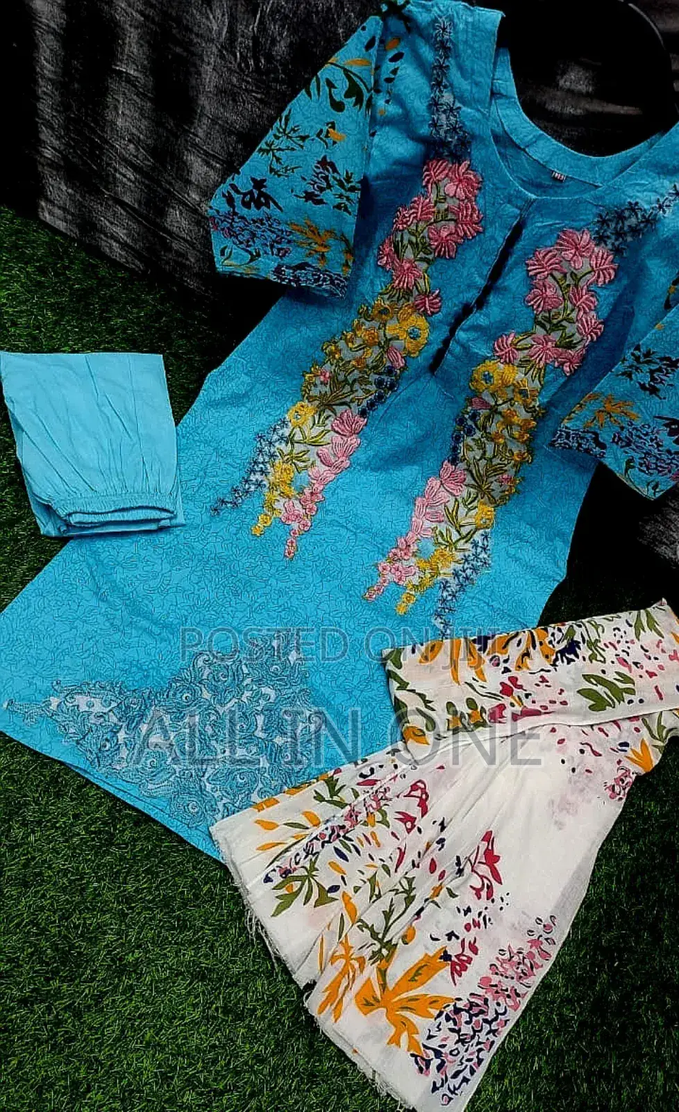 Cotton Three Piece Jduc Udbu Dnyg HXBJ